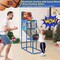 Costway 2-in-1 Kids Basketball Arcade &#x26; Sticky Balls Game w/Electronic Scoreboard Sound